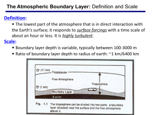The Atmospheric Boundary Layer