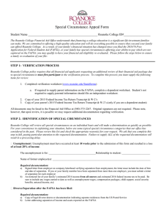 Special Circumstance Appeal Form
