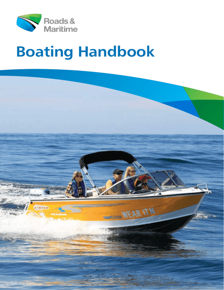 Boating Handbook Roads and Maritime Services