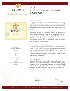 At DeLoach Vineyards we strive to produce distinctive wines that