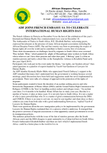 adf joins french embassy sa to celebrate international human rights