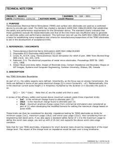 TN-S04-0001 - TENS Test Limit Guidelines R0