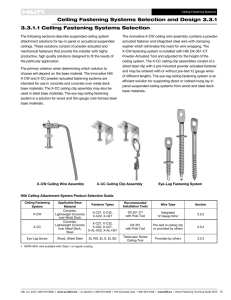Hilti Ceiling Fastening Systems: Selection & Design Guide