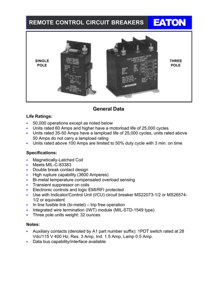remote control circuit breakers eaton