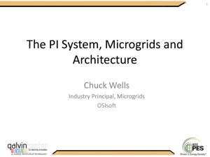 The PI System, The PI System, Microgrids Microgrids and