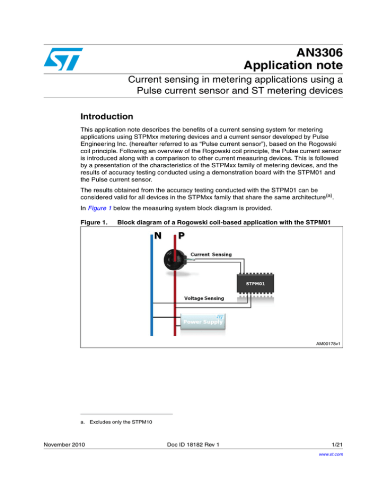 Current Sensing in Metering Applications