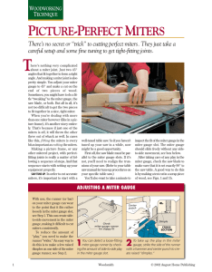 Picture-Perfect Miters