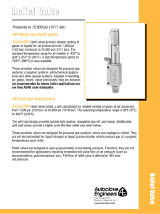 Autoclave Relief Valves: RVP & RVS Series | Product Brochure