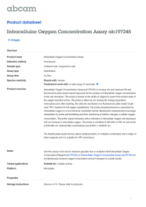 Intracellular Oxygen Concentration Assay