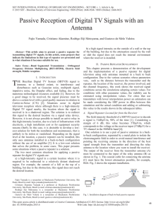 Passive Reception of Digital TV Signals with an Antenna