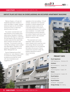DrYviT PlAYS KEY rolE in ovErClADDing An oCCUPiED