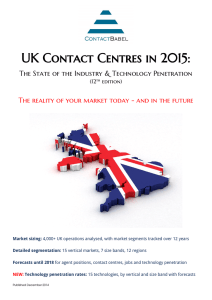 UK Contact Centres in 2015