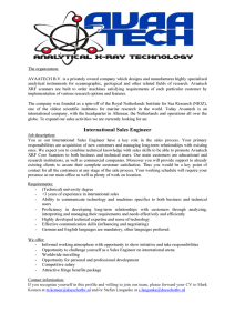 International Sales Engineer