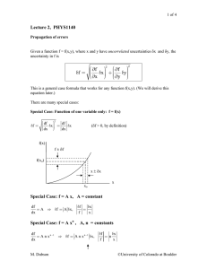 Lecture 2 - University of Colorado Boulder