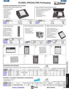 GLOBAL SPECIALTIES Prototyping