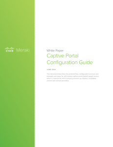 Captive Portal Configuration Guide