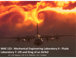 ME 123 Lecture 9 Airfoil (jmm)
