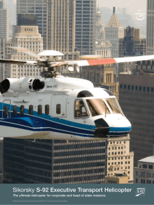 Sikorsky S‑92® Executive Transport Helicopter