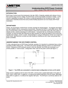 Understanding SCR Power Controls