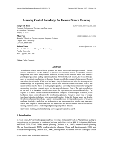 Learning Control Knowledge for Forward Search Planning