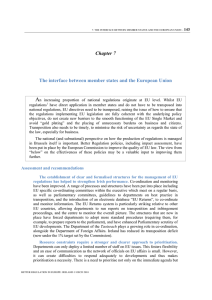 Chapter 7 The interface between member states and the