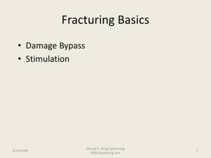 Fracturing Basics