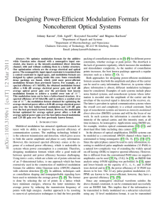 Designing Power-Efficient Modulation Formats for