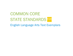 Text Exemplars - NC ELA Wiki
