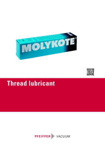 Thread lubricant - Pfeiffer Vacuum