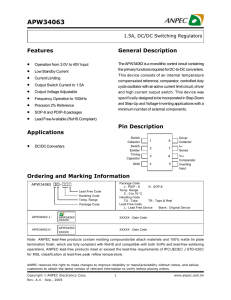 APW34063 - Anpec Electronics