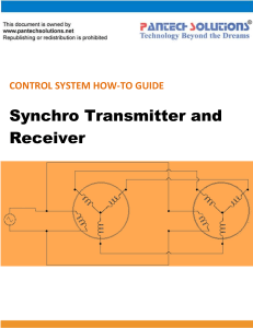 Synchro Transmitter and Receiver
