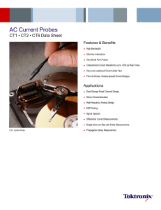 AC Current Probes - CT1, CT2, CT6