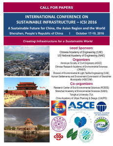 international conference on sustainable infrastructure – icsi
