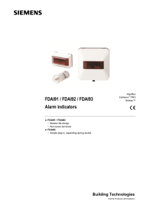 FDAI91, FDAI92, FDAI93 Alarm indicators - Datasheet