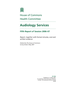 Health Select Committee - Publications.parliament.uk