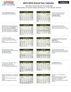 School Calendar