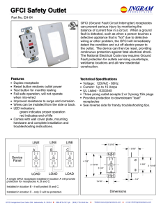 GFCI Safety Outlet - Ingramproducts.com