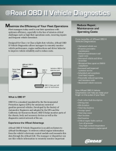 Road OBD II Vehicle Diagnostics