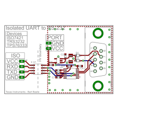 Isolated UART to RS-232 Reference Design