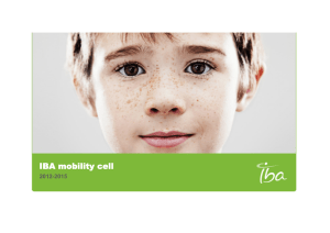 IBA Mobility Cell: 2012-2015 - Sustainable Transportation
