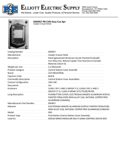 EES Spec Sheet - Elliott Electric Supply