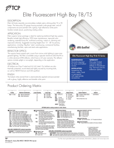 Elite Fluorescent High Bay T8/T5