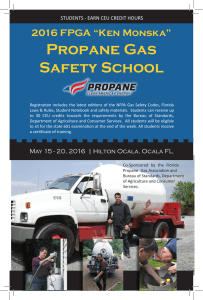 Propane Gas Safety School - Florida Propane Gas Association