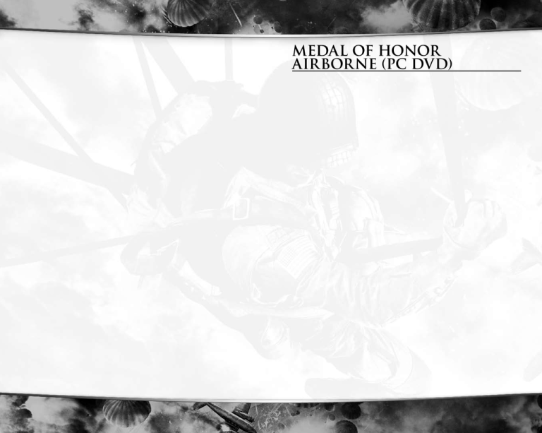 Medal of Honor airborne (PC dVd)