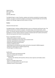 Kidwind Project 800 Transfer Road Suite 30B Saint Paul, MN 55114