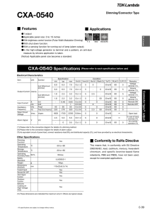 CXA-0540 - TDK