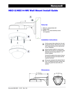 HEC12/HEC14-WK Wall Mount Install Guide