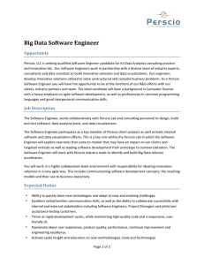 Big Data Software Engineer