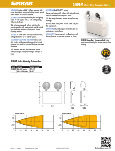 SHDEM Series Ordering Information SHDEM