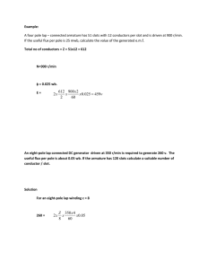 DC Generator & Motor Example Problems